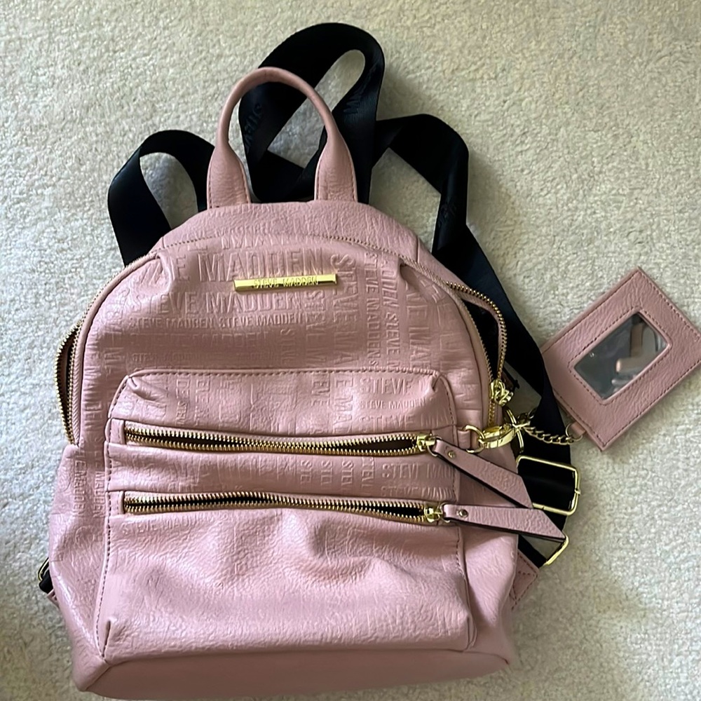 Steve Madden pink backpack